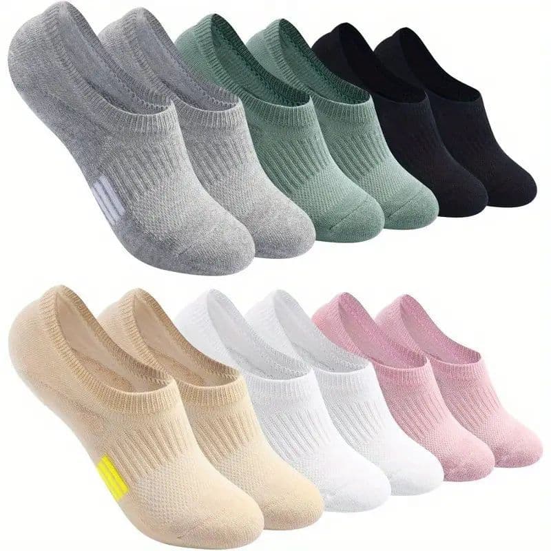 Amazon cross-border best-selling simple solid color sports invisible socks casual shallow socks boat socks Zhuji socks wholesale