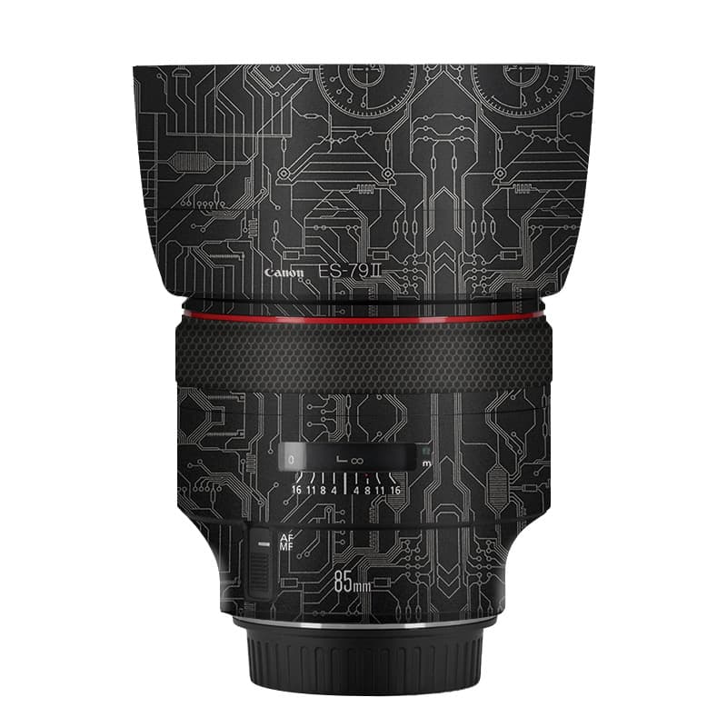 Protective film/sticker for Canon EF 85mm f/1.2 II lens, camouflage pattern, 3M.
