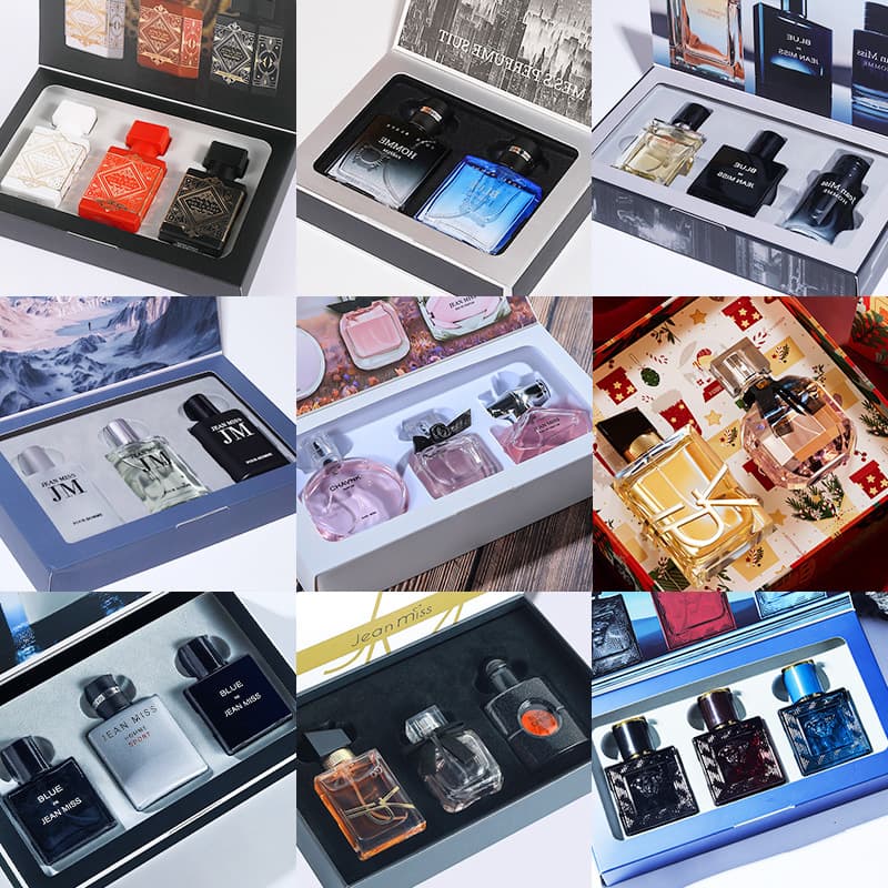 Men's Blue Sky Freshness Perfume Set Long-lasting Scent Boxed Gift Idea
