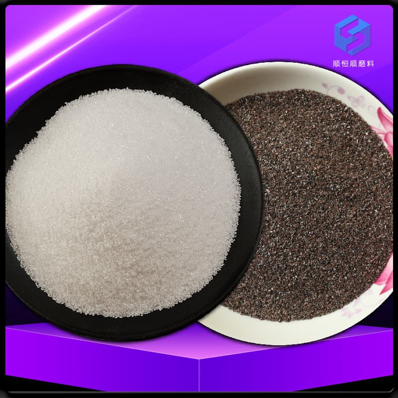 In stock Brown Fused Alumina and White Fused Alumina for abrasive tools, polishing, sandblasting, rust removal, sandpaper, and abrasive belts - Brown Fused Alumina grit