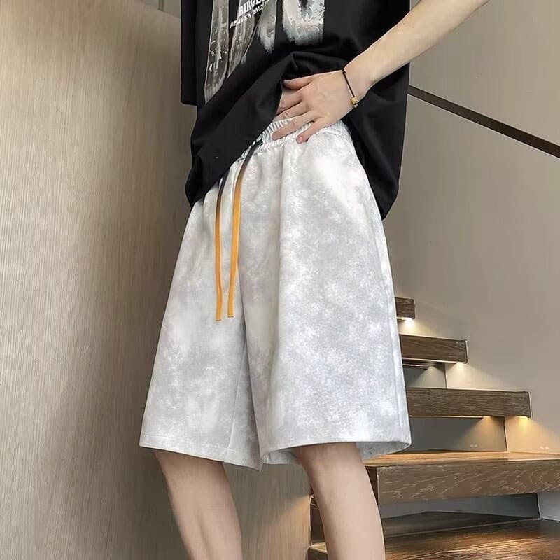 Tie-Dye Shorts for Men Summer 2026 New Style Loose Casual Pants Trendy American Style 5-Inch Shorts