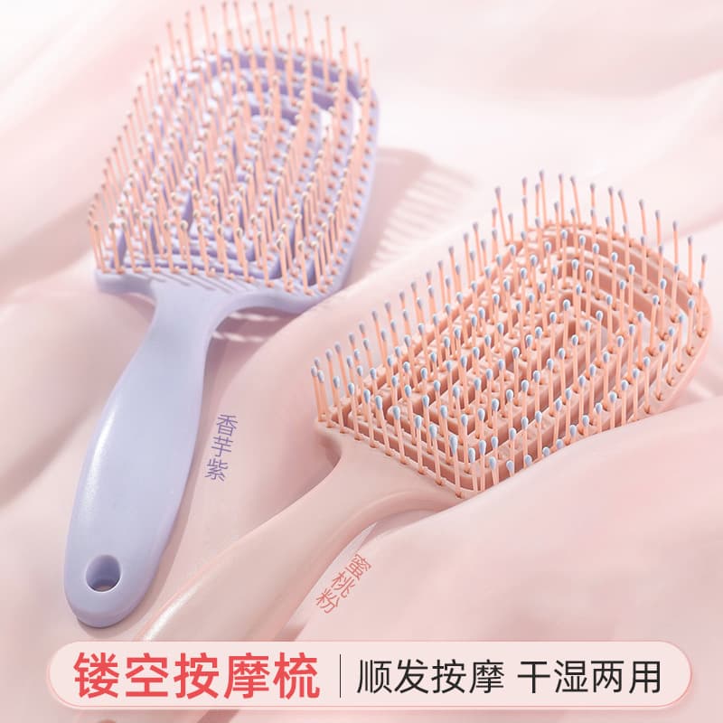 Rib Comb for Women's Slicked-Back Hairstyle, Hair Styling Comb Wholesale, High Crown Voluminous Mosquito Coil Curved Comb, Massage Comb