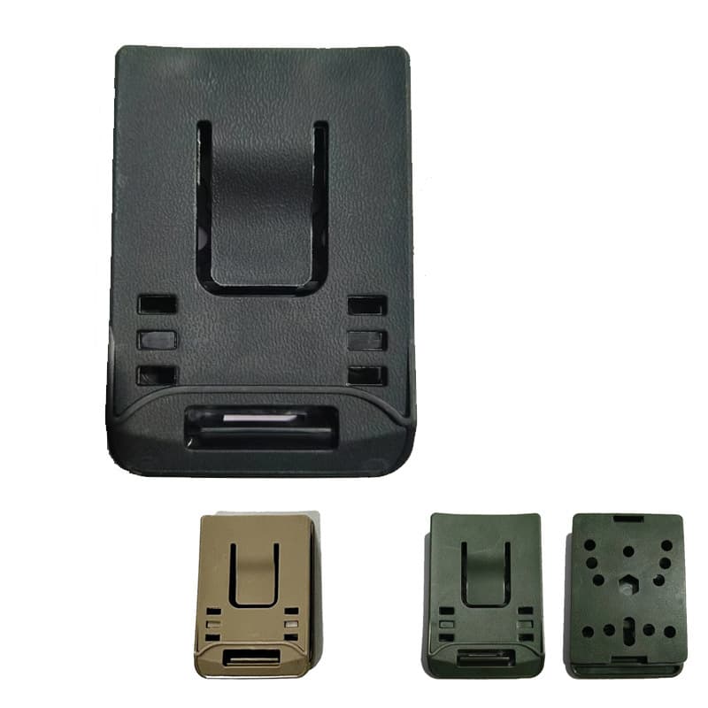 Multifunctional 13-Position Waist Triangle Screw Base Plate 360-Degree Adjustable Bottom Cover Universal Belt Clip Quick-Release Holster Accessory