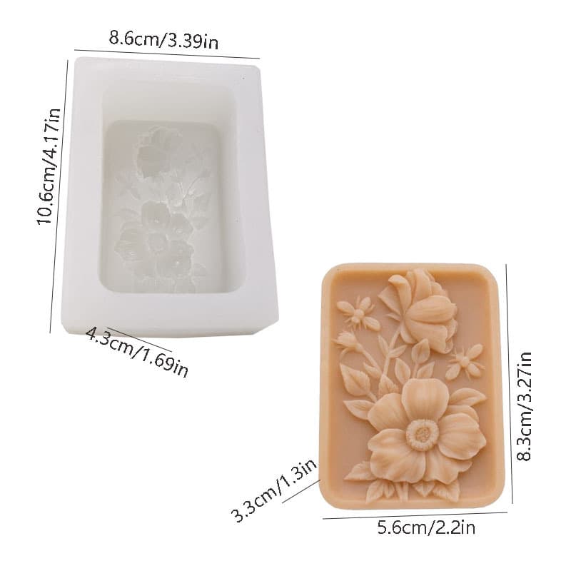 Handmade Soap Silicone Mold, Soap Mold, Candle Mold, Anemone Soap Mold, Ice Carving Mold