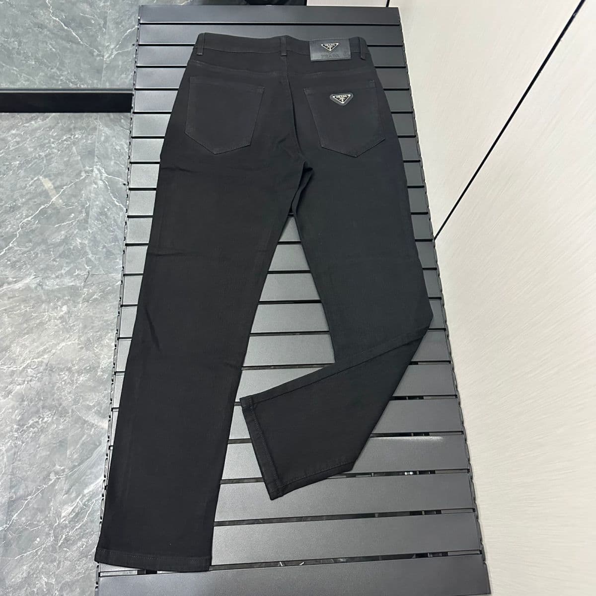 Slim Fit Street Style Pure Black Jeans Youth Fashion Spring Summer Casual Cotton Denim Pants for Teens And Young Adults