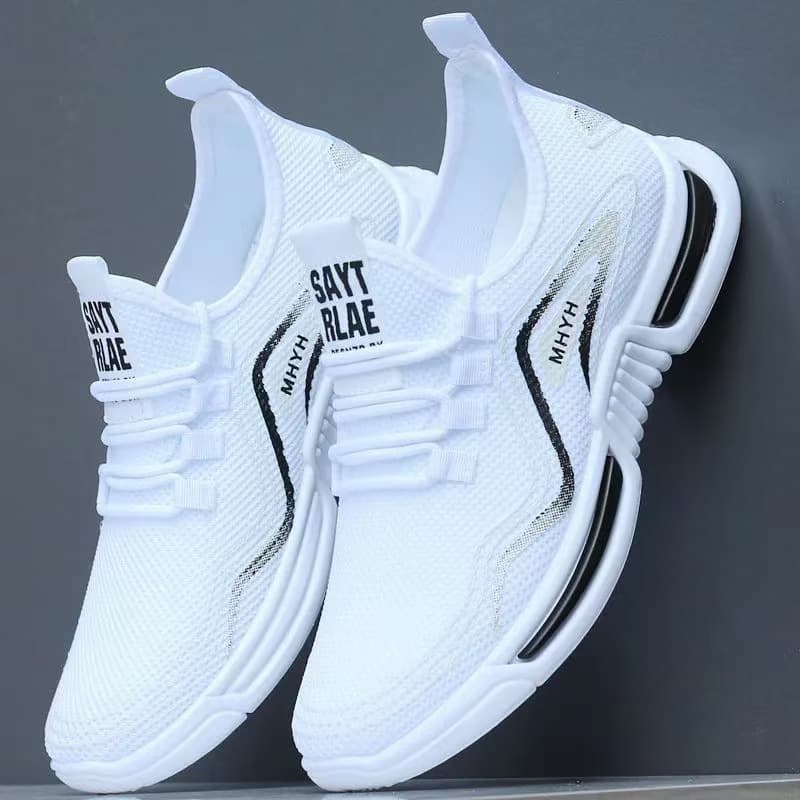 Cross-border foreign trade new men's shoes casual soft sole comfortable running student shoes mesh breathable sports shoes street stall wholesale