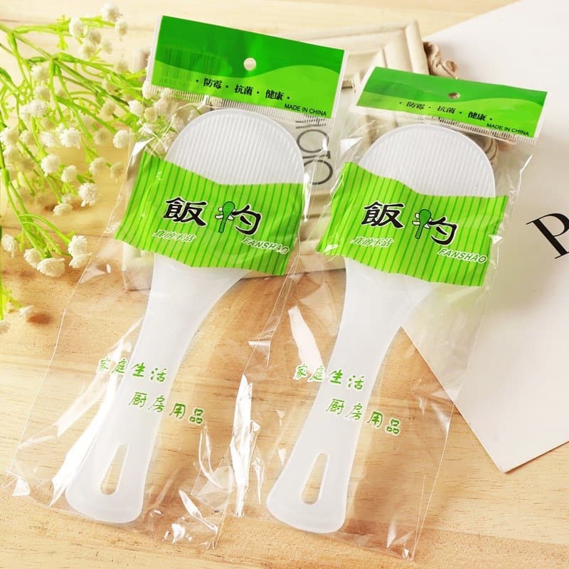 Household rice spoon non-stick rice spoon rice cooker spoon rice spoon translucent plastic thickened rice spoon rice shovel