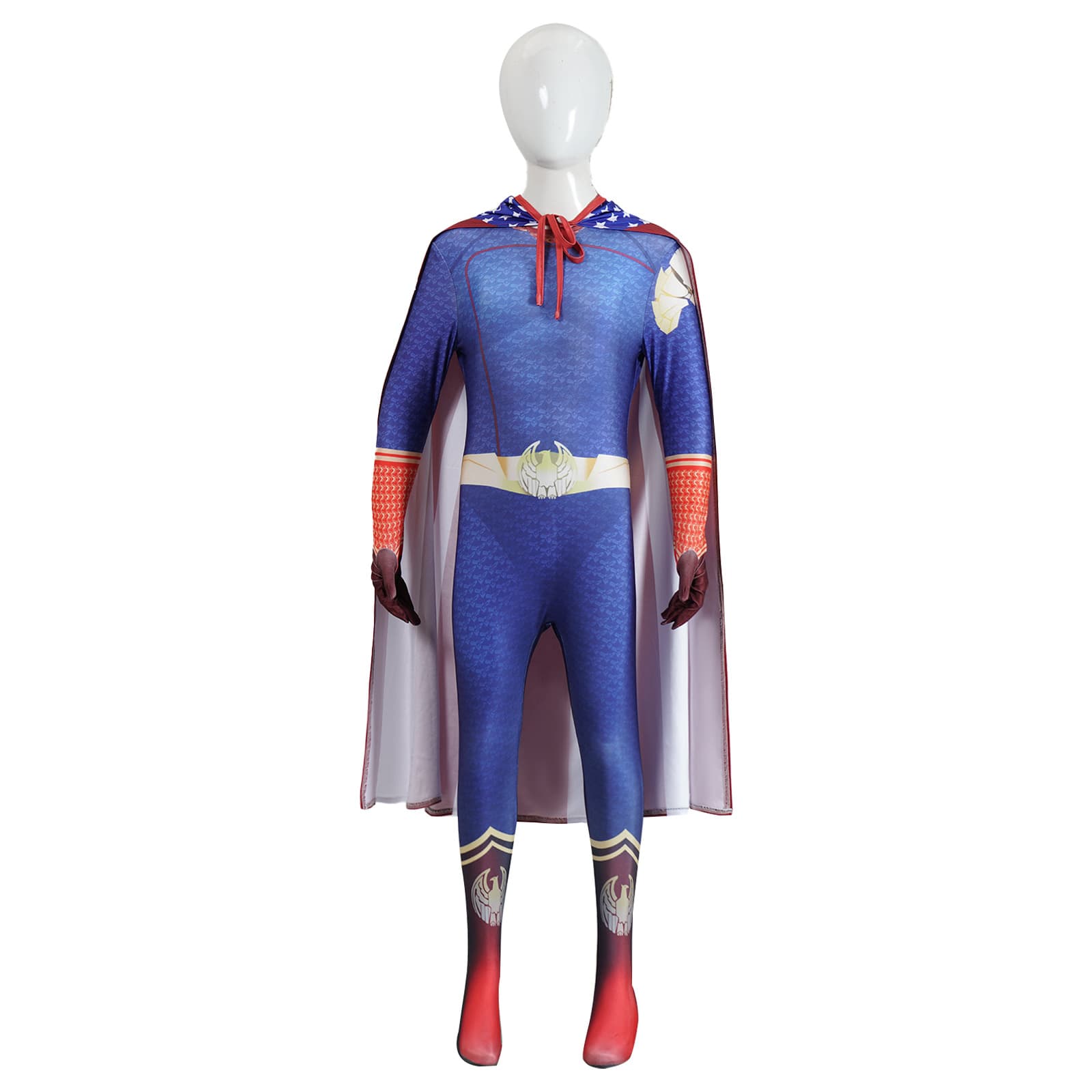 The Boys Cosplay Costume Homelander Jumpsuit Superman Suit Set Movie Character Stage Performance Costume