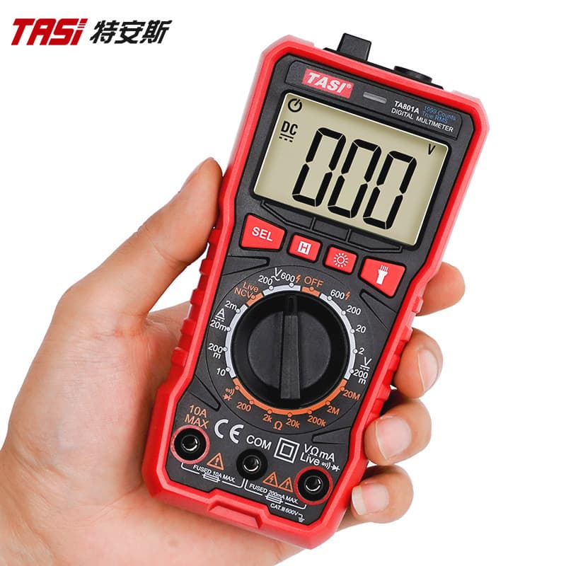 Teens Digital Multimeter, Fully Automatic Pocket Multifunctional Digital Ammeter, Small Household Meter