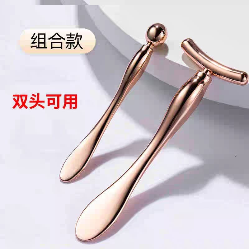 Wholesale Eye Cream Massage Stick, Eye and Face Massager for Skincare, Cream Applicator Tool with Roller Ball and Scoop