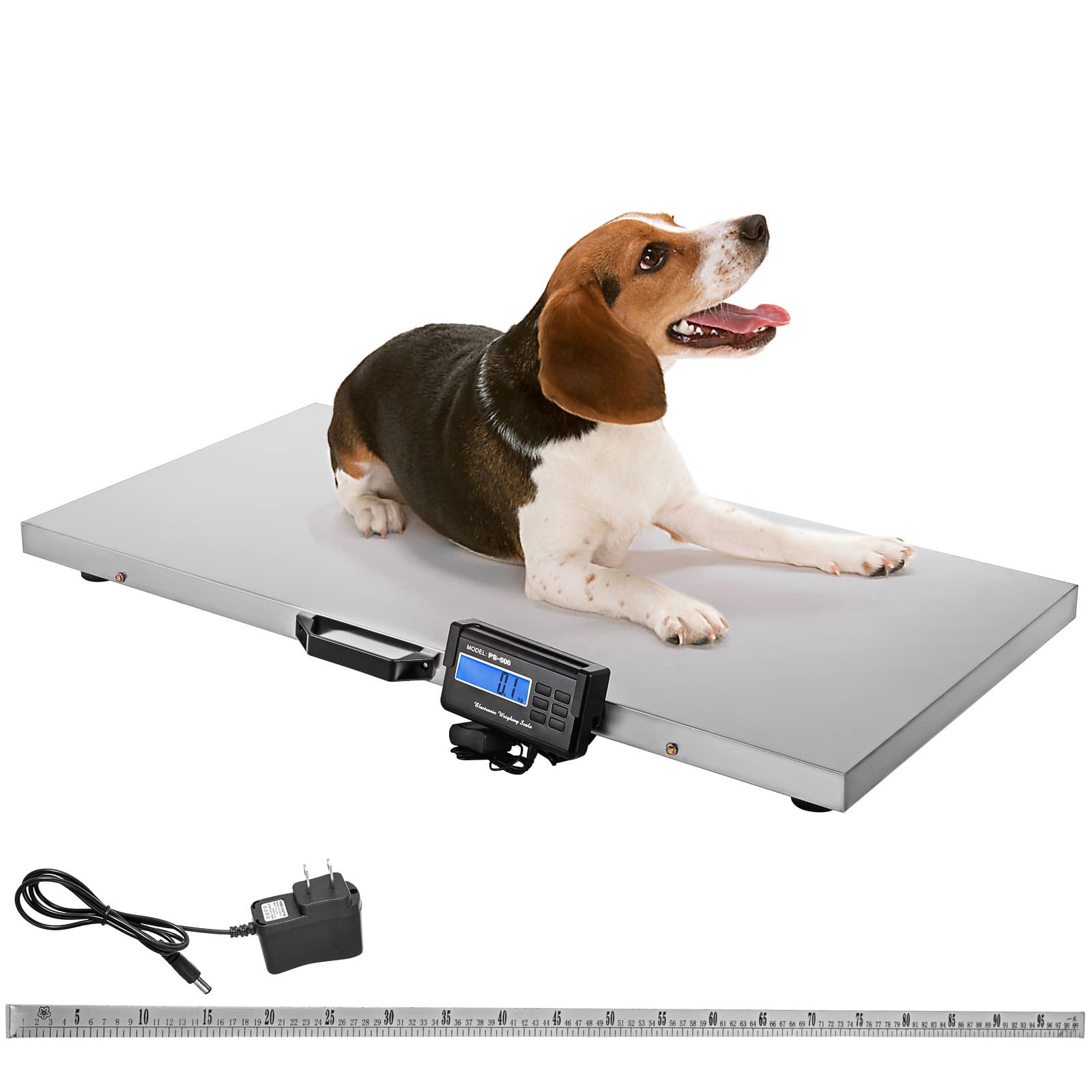 Stainless Steel Weighing Surface Postal Scale Large Pet Weight Scale 500kg Livestock Package Electronic Platform Scale
