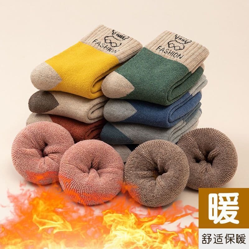 [Hot Style] Children's Socks, Boys' Socks, Autumn and Winter Girls' Baby Floor Socks, Terry Socks, Thickened and Velvet