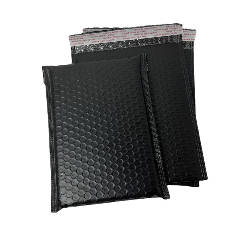 Black Bubble Bags, Apparel Express Packaging Bags Wholesale, Bubble Packaging Pouches, Foam Bags with Logo Printing