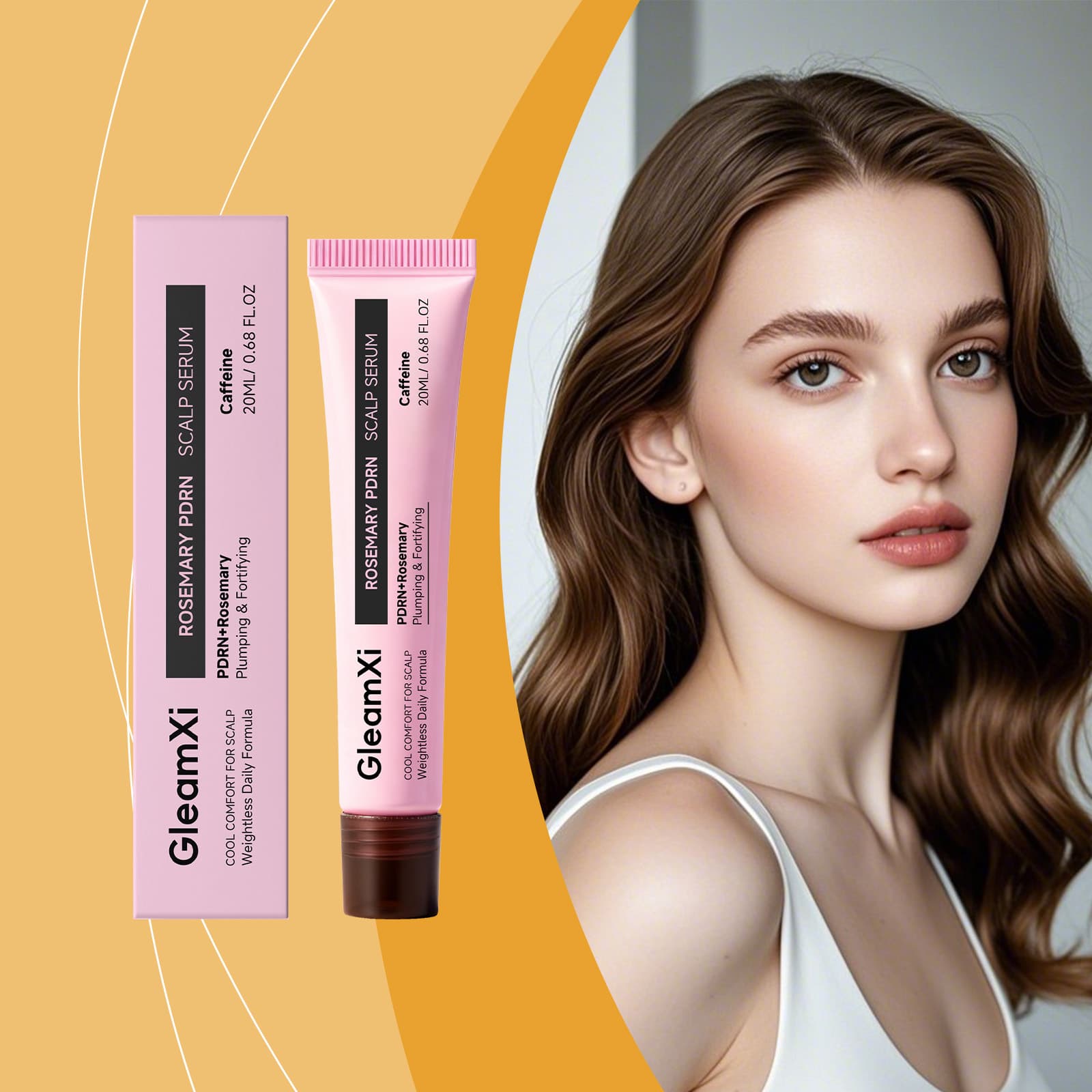 GleamXi Scalp Nourishing Roll-on Essence Daily gentle, refreshing, moisturizing scalp and smooth hair essence