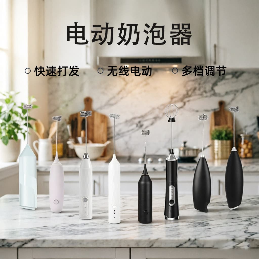 Milk Frother Coffee Frother Electric Milk Frother Milk Stirrer Handheld Egg Beater Milk Frother for Home