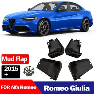 For Alfa Romeo Giulia Tire Mud Flaps Splash Guards Accessories