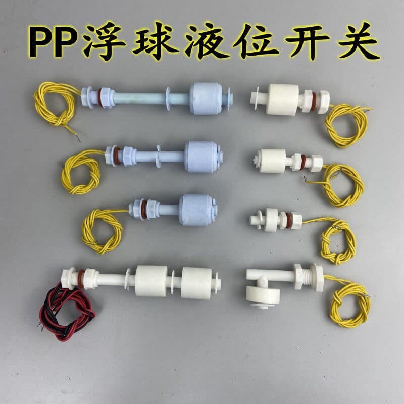 PP float liquid level switch-float switch-water level switch liquid level meter liquid level controller M8 M10 side-mounted