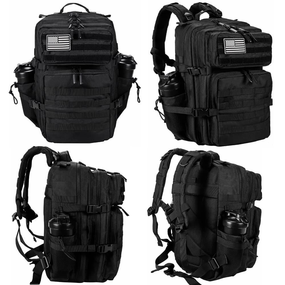 Cross-border Amazon Tactical Backpack Outdoor Sports Mountaineering Hiking Camping Large Capacity Waterproof Military Camouflage Backpack