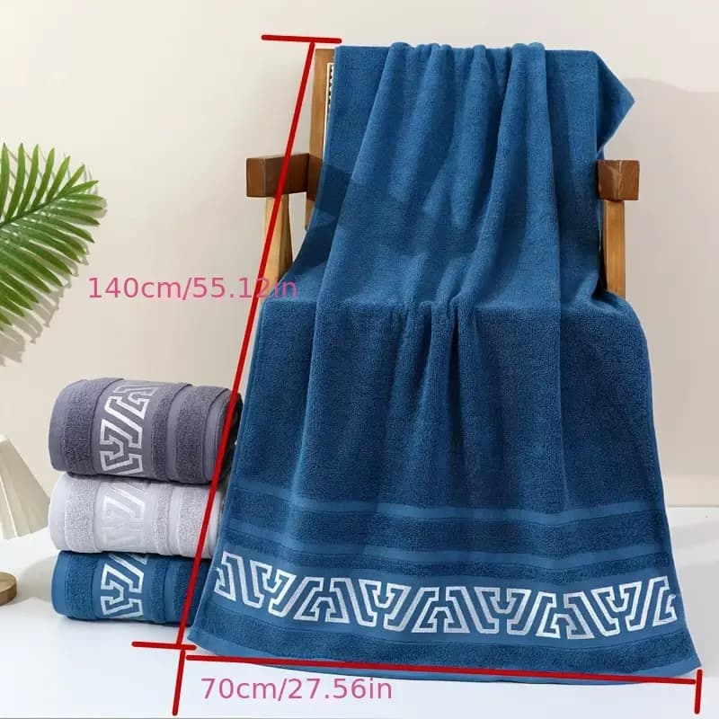 Factory Wholesale Plain Cotton Towels, Fine Cotton Loops, Comfortable Soft Feel, Absorbent Household Bath Cotton Towels