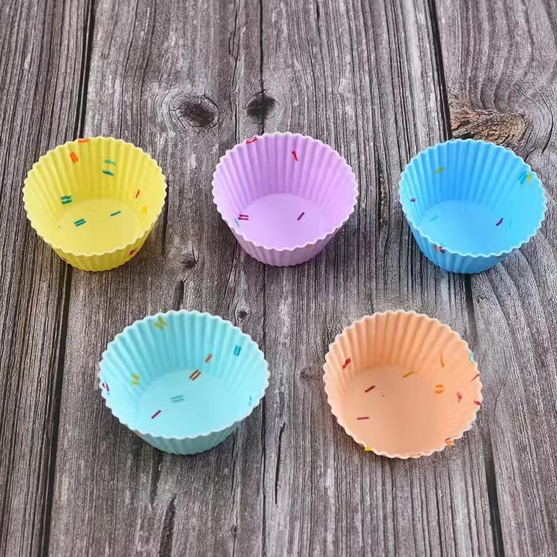 Creative Silicone Baking Cake Mold Candy Granules Muffin Cupcake Mold Irregular Shape Blue Modern Simple Style Affordable Price