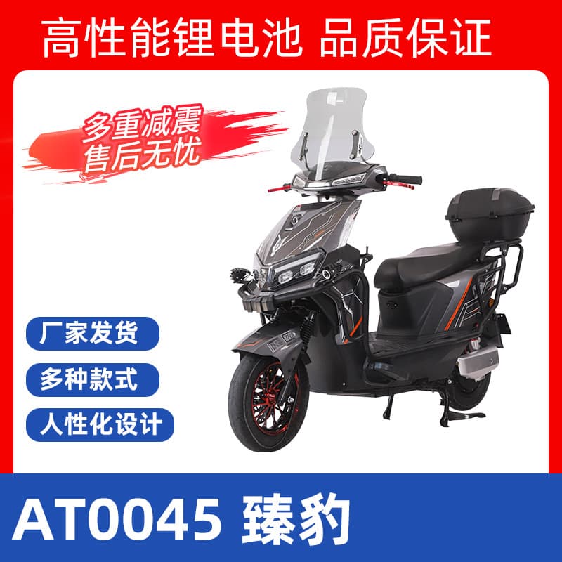 Custom Black Knight Scooter for Delivery Riders, Long Range High Speed Electric Scooter