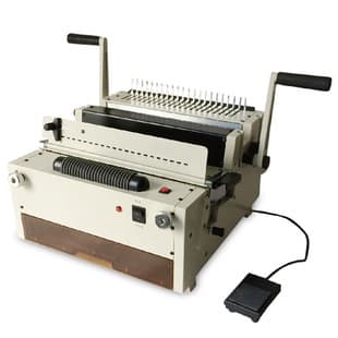 6918 Ring Binding Machine A4 Electric Binding Comb Clamp Ring 4-in-1 Book Loose-Leaf Punch Binding