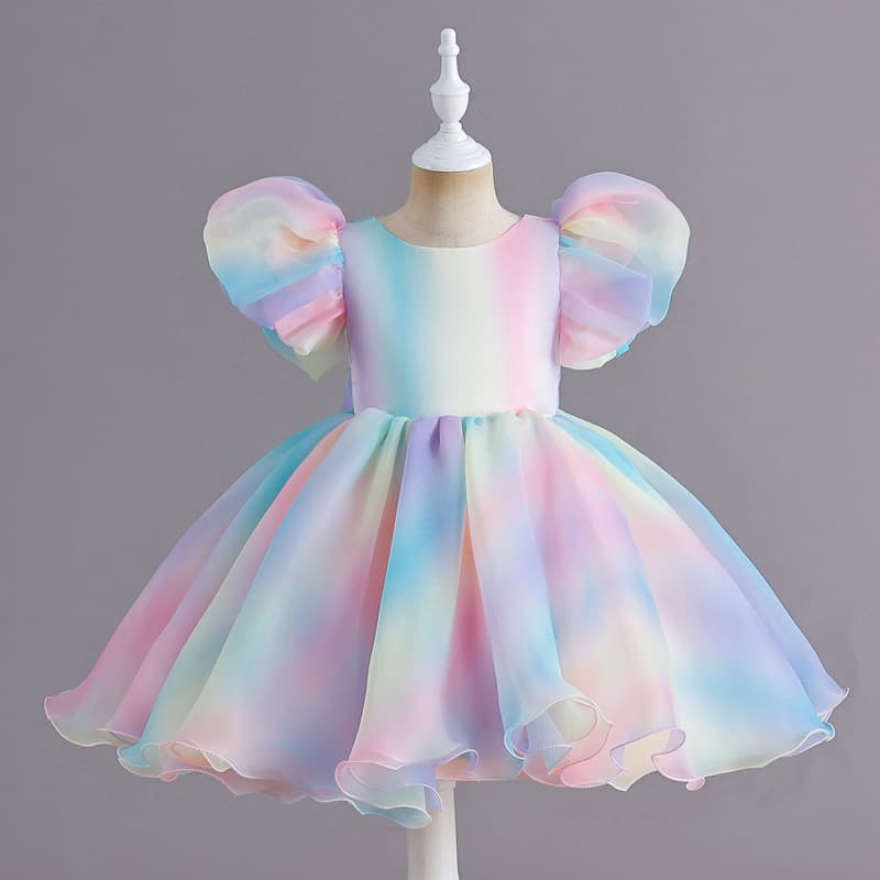 Girls' Formal Dress 2025 Princess Dress Girls' Dress Cotton Blend High-End New Wholesale