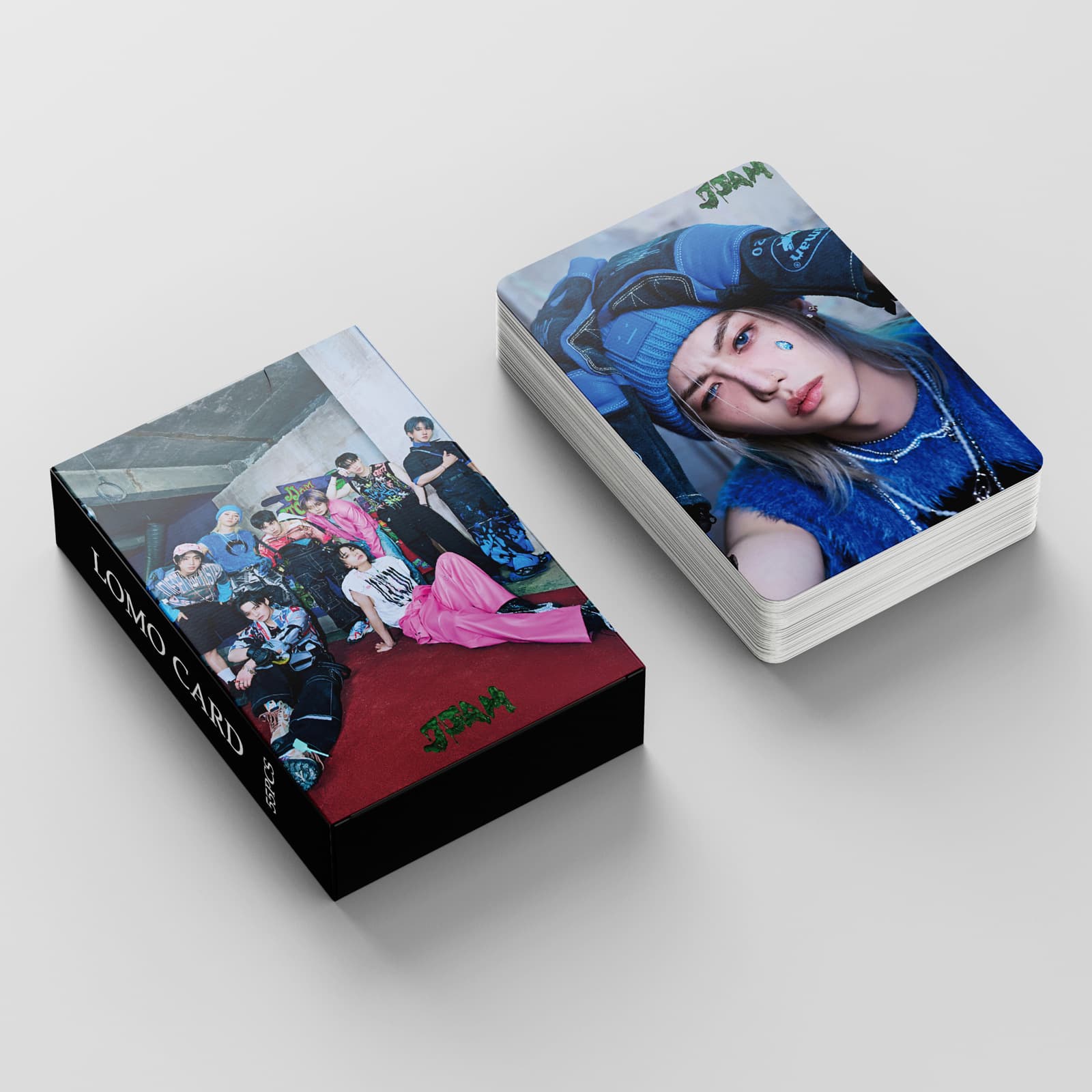 In stock, Stray Kids JJAM photo cards featuring FELIX, Hyunjin, Bang Chan, I.N, Lee Know