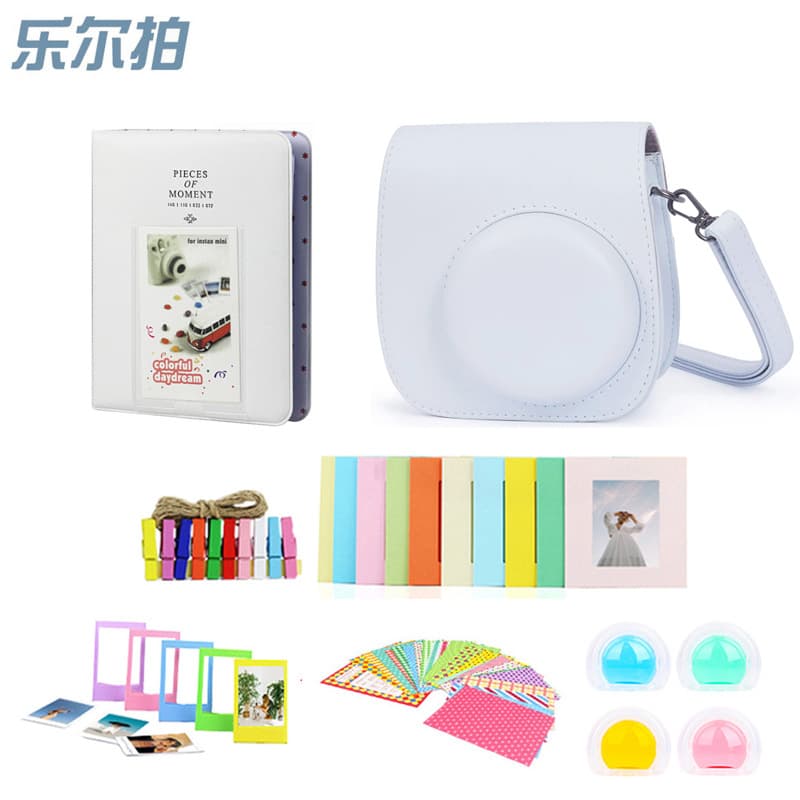 In-stock Instant Mini 12 camera bag, 6-in-1 photography package, multiple colors available.