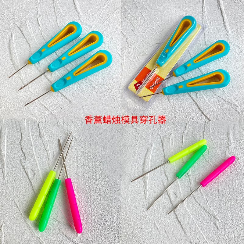 Puncher DIY Mold Candle Wick Piercer Tapered Hole Punch Tool for Candle and Aromatherapy Making