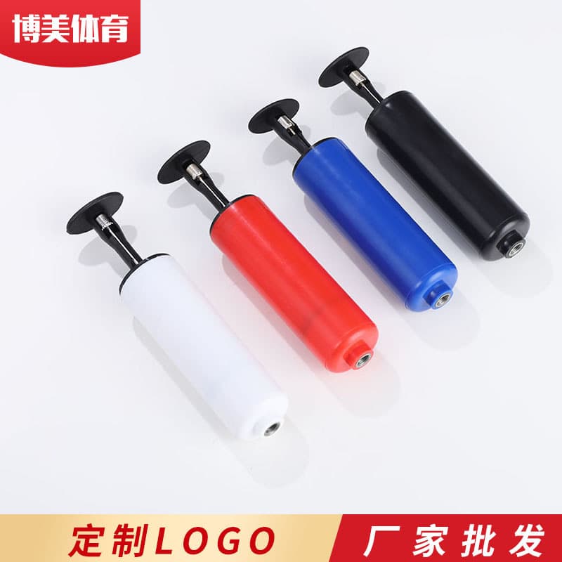Manufacturer 6-inch pump portable manual plastic inflator, ball inflation pump, mini balloon pump