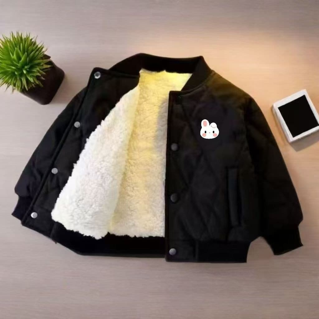 Boys' quilted jacket winter new children's autumn and winter fleece cotton coats for middle and older children thickened warm cotton jackets trendy
