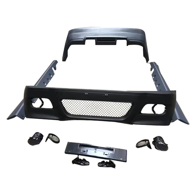 For 1999-2006 BMW E46 M3 Front Bumper Conversion M3 MT Body Kit Front Bumper Grille Rear Bumper Side Skirts