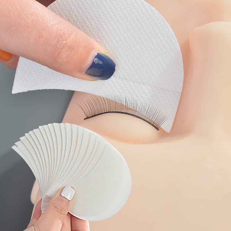 Eyelash Extension Remover Cotton Pads, Eyelash Removal Cotton Pads, Eyelash Extension Tools, Glue Removal Pads, Eyelash Isolation Stickers
