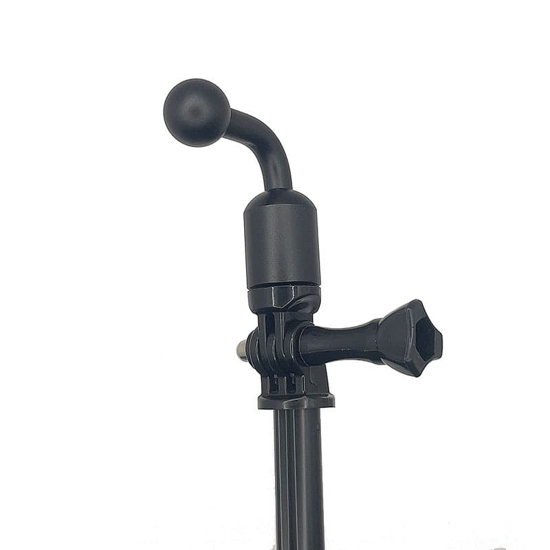 Rotate GoPro Monopod to 17mm Ball Phone Holder Joint Adapter