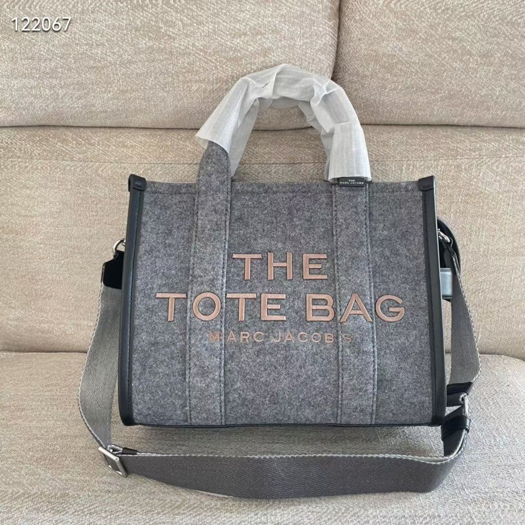 Ready stock MJ woolen tote bag, shoulder crossbody portable commuter bag, ladies shopping bag, briefcase, large capacity