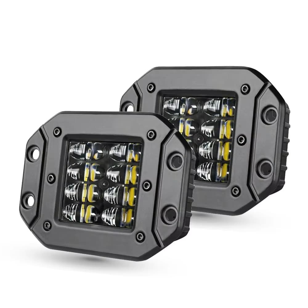 5-Inch Embedded Work Light 40W Wrangler Off-Road Vehicle Modification Spot Super Bright LED Truck Fog Light 6D