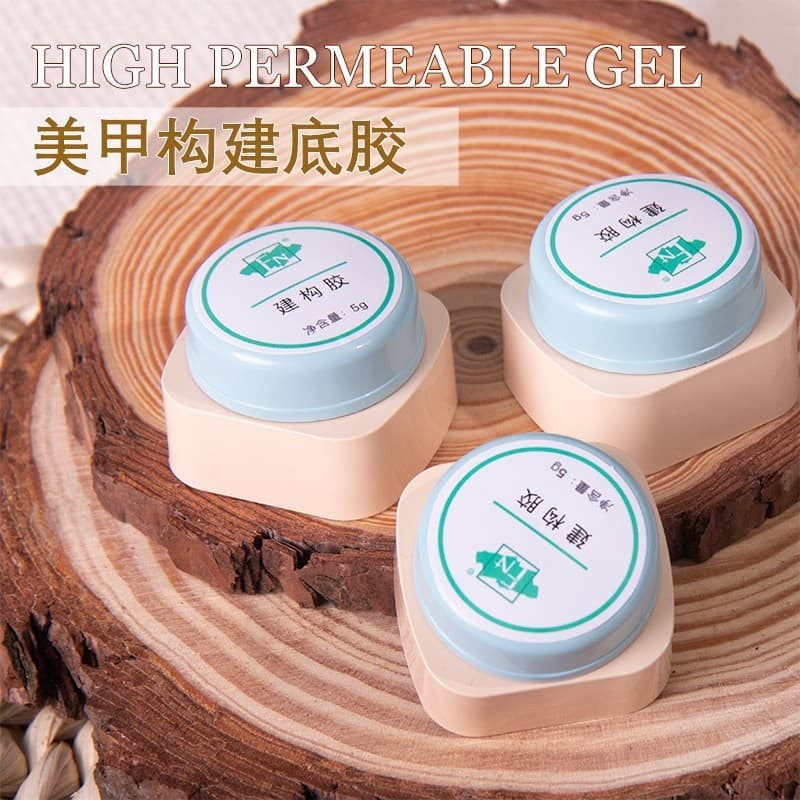New Multi-Function Nail Building Base Gel - Lazy Person's Savior, Leveling, Shaping, Strengthening, 3-in-1 Building Base Gel