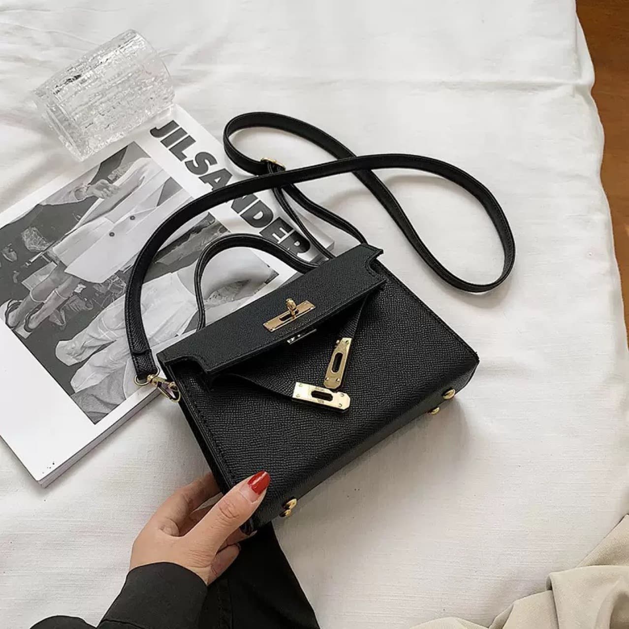 Crossbody Small Bag for Women 2025 New Trend Kelly Bag Korean Style Single Shoulder Bag Fashion Handbag Crossbody Bag