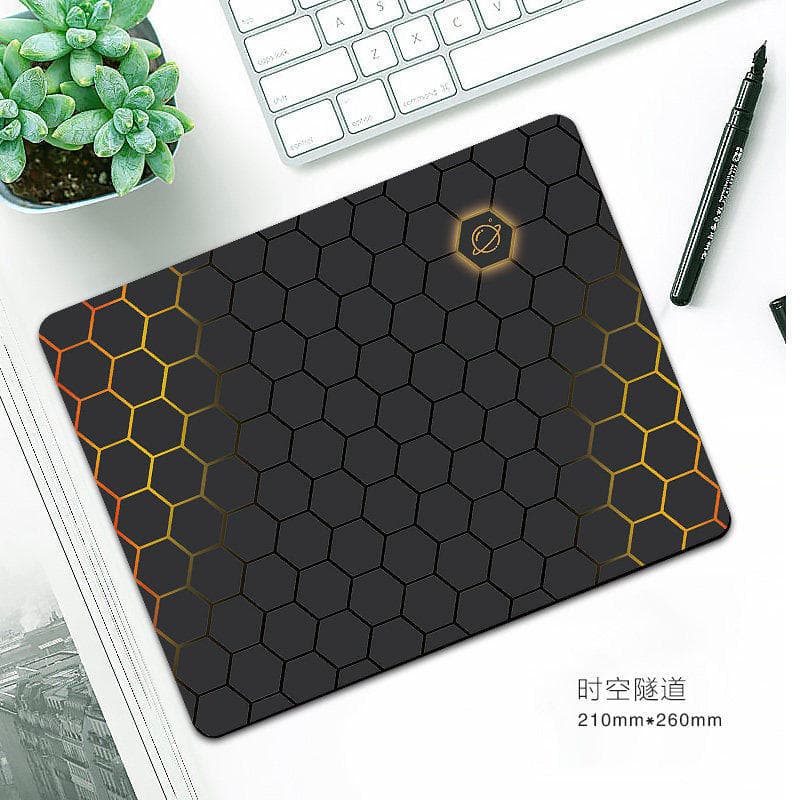 Mouse Pad, Square Small Office Shortcut Keys, Cute Gaming Girls' Thickened Desk Mat, Rubber Pad, Keyboard Pad