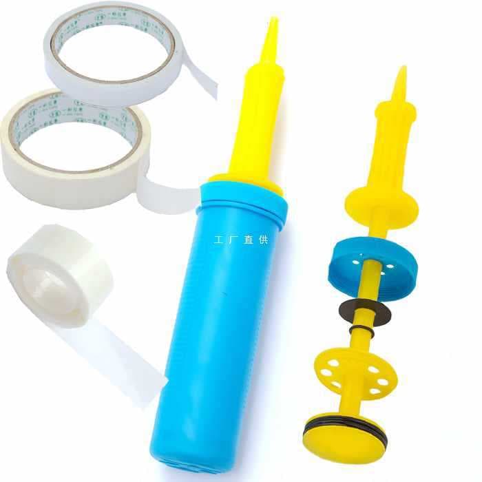 Balloon accessories, hand push pump, hook, glue dot, double-sided tape, balloon chain, transparent wire nano glue