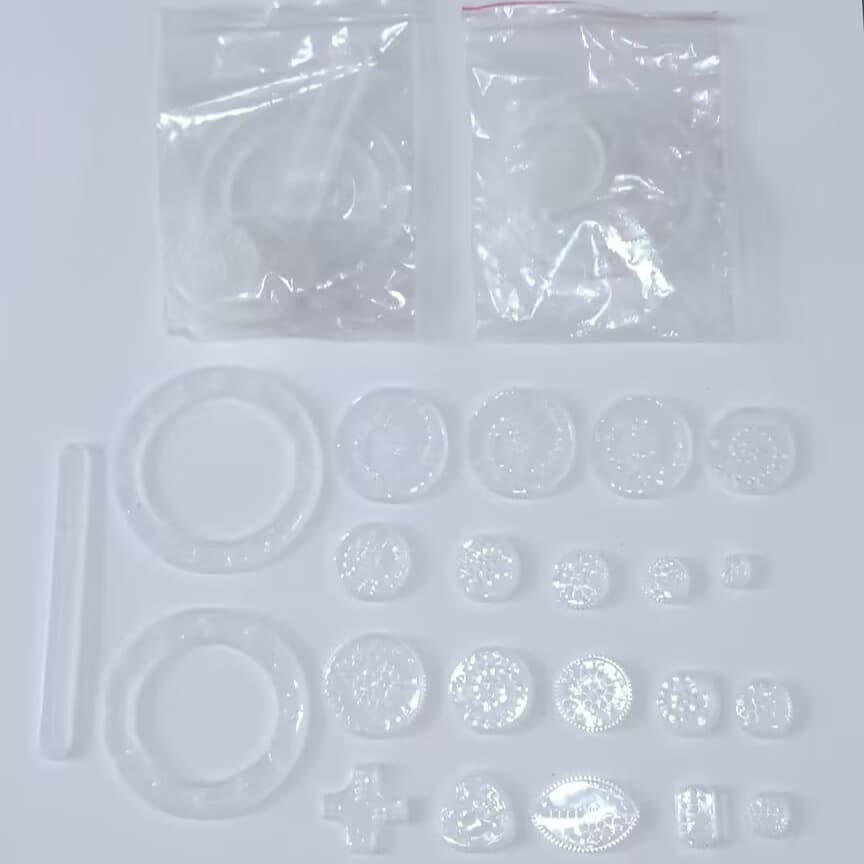 Bag of magic ever-changing ruler 22-piece set children's educational magic drawing painting student template ruler wholesale
