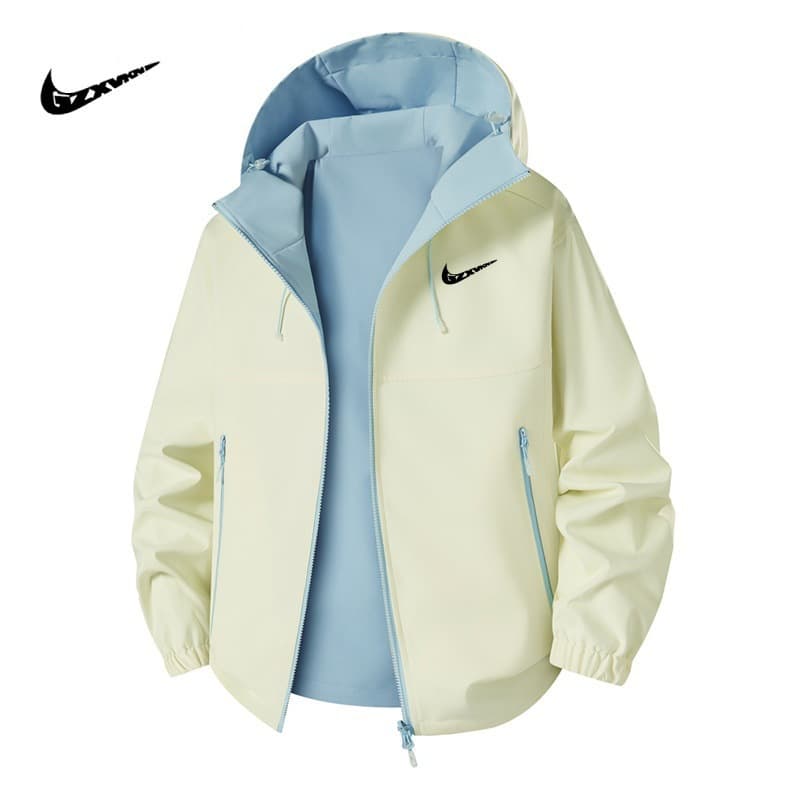 Men's Spring Jacket 2026 New Spring Men's Fashion High-End Hooded Reversible Casual Jacket