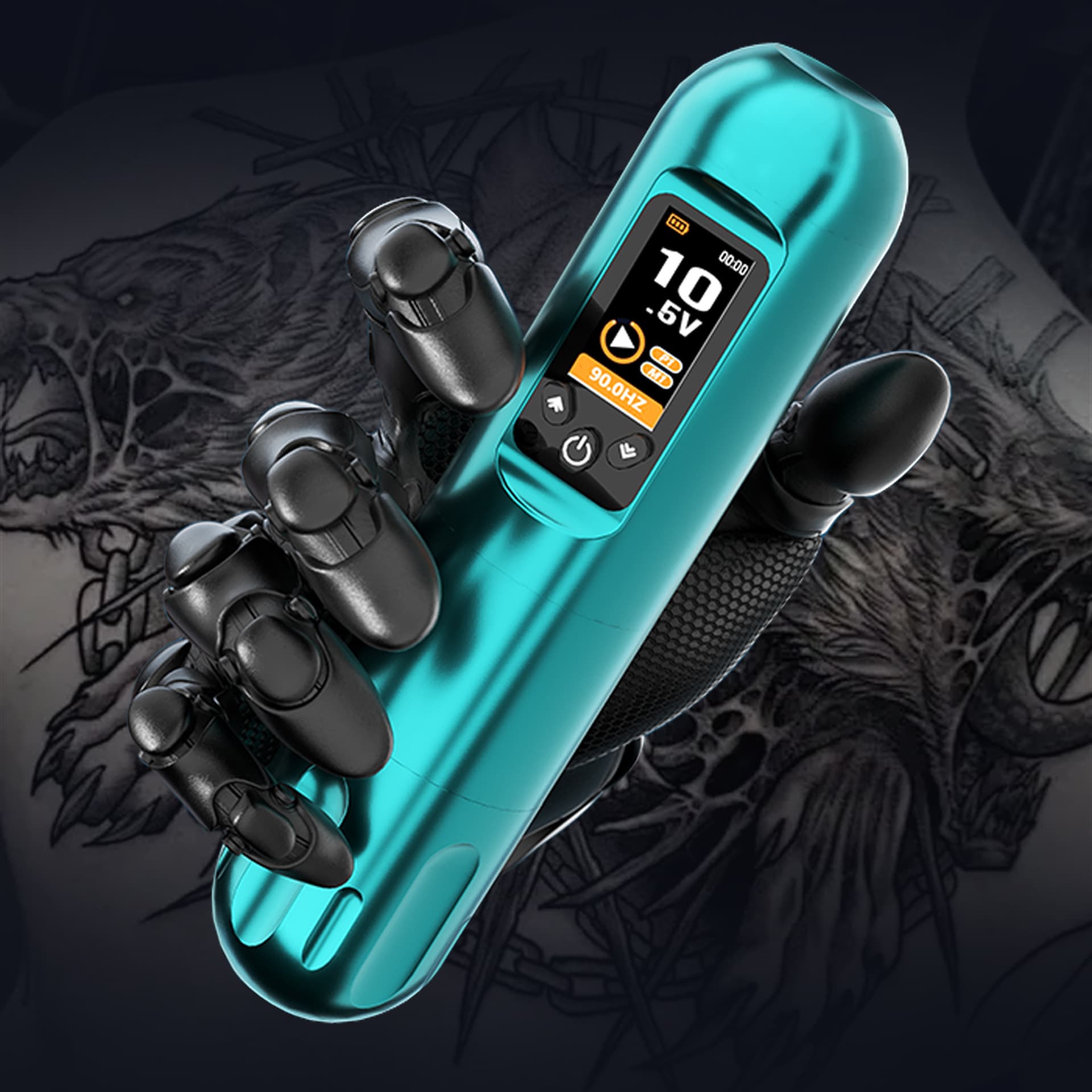 Tuffking P15 Wireless Power Tattoo Pen Motor Tattoo Machine Lining Shading Tattoo Machine All-in-One Cross-Border