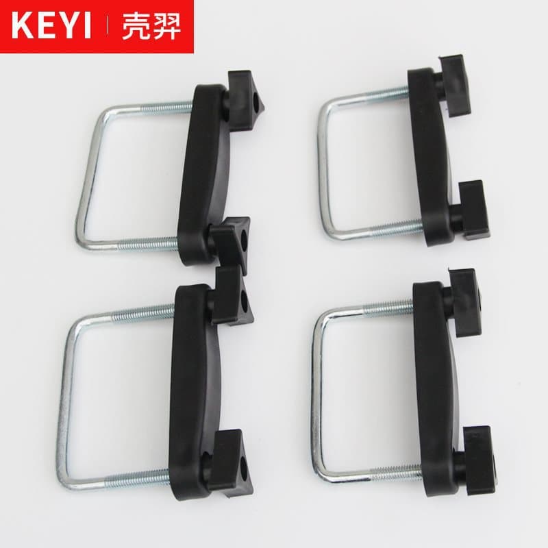 Car SUV Roof Rack Buckle Universal Fixing Clamp U-Shaped Locking Accessories Vehicle Specific