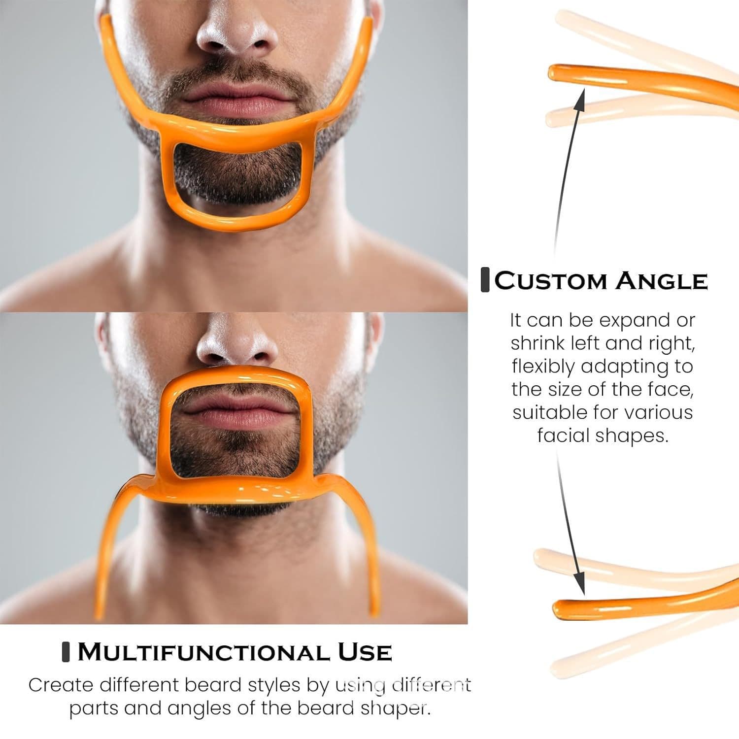 Hot-selling Men's Beard Shaping Ruler Beard Shaper Beard Styling Tool Beard Shaping Tool