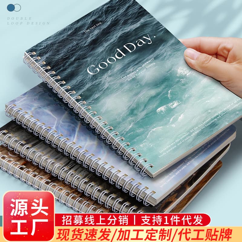 Sifang Partner Thick Stationery A5 Cartoon Coil Notebook Elementary/Middle/High School Aesthetic Wholesale