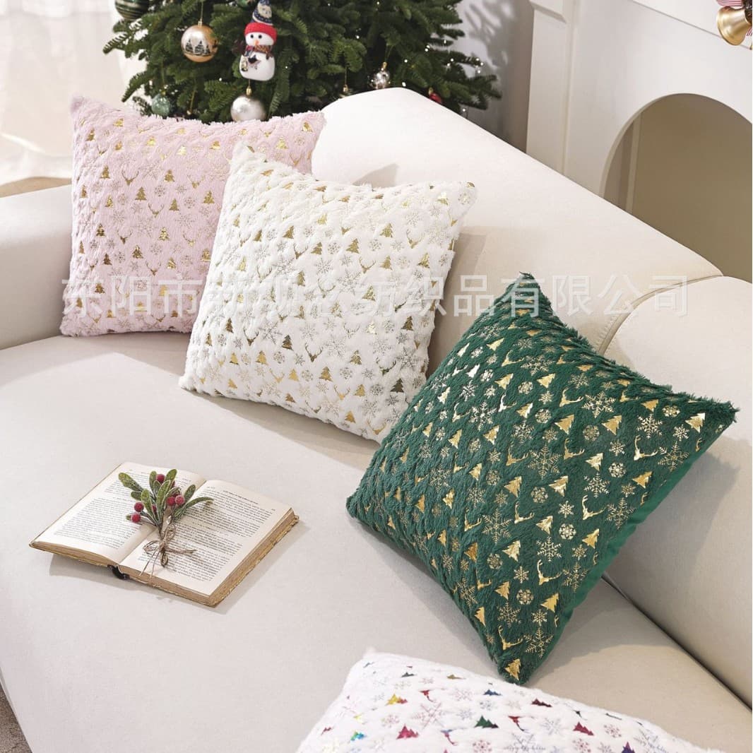 Manufacturer's Ready-Made Christmas Pillowcases, Party Decoration Pillowcases, Holiday Gifts, Sofa Cushion Covers, Bedside Cushion Covers