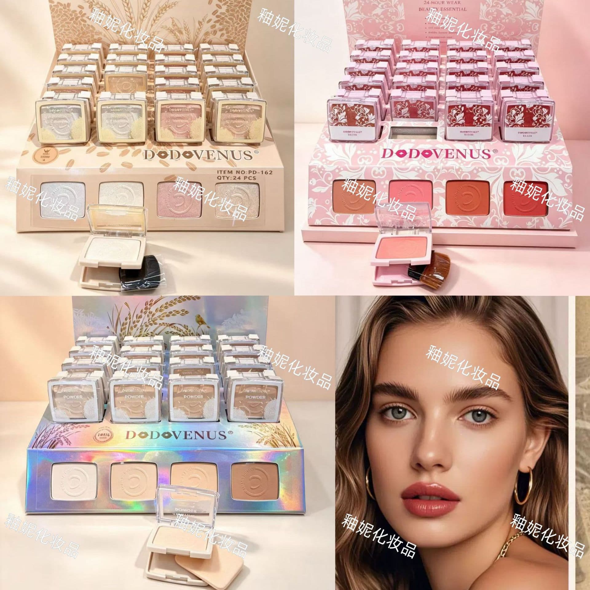 Makeup Contour Palette European and American Eyeshadow Palette Long-Lasting Smudge-Proof Easy to Blend Stage Makeup Fine Smoky Makeup Sweet and Spicy Makeup