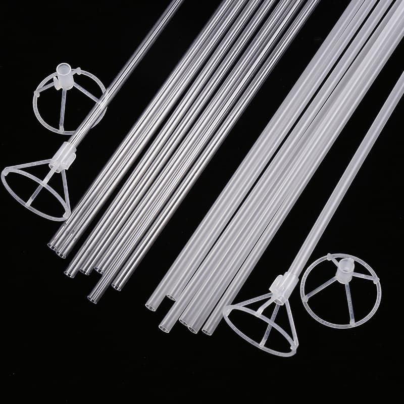 70cm bubble balloon rod holders, handheld sticks, plastic thickened transparent rods, handle drag rods factory wholesale